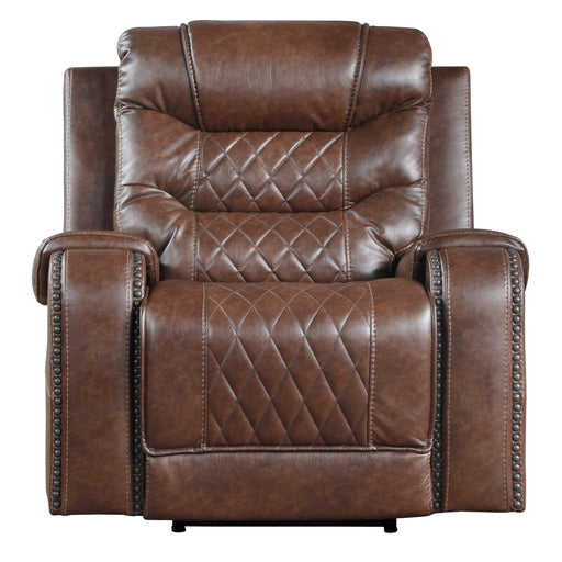 Putnam Power Reclining Chair in Brown - 9405BR-1PW image