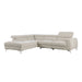 Bienvenue 2-Piece Power Reclining Sectional with Left Chaise in Beige - 9415*SCPW image