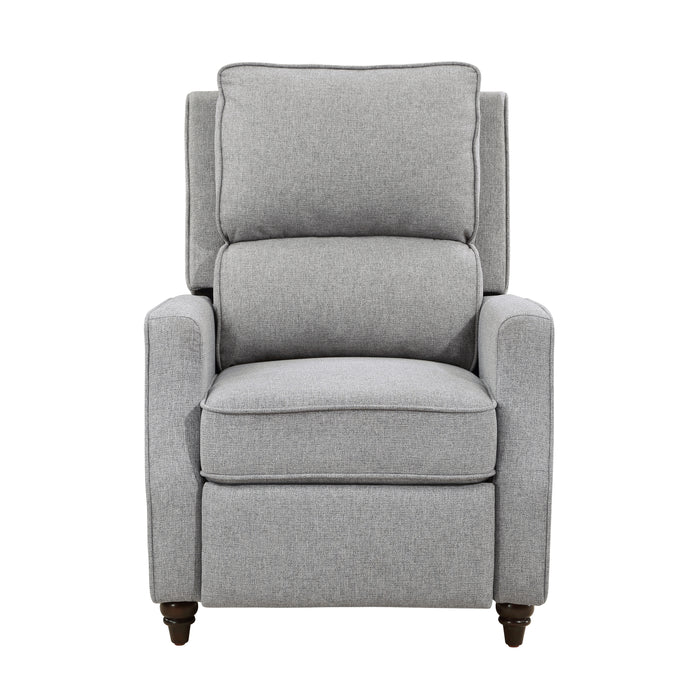 Loveland Push Back Reclining Chair in Gray - 9418GY-1 image