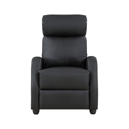 Greenfield Push Back Reclining Chair in Black - 9420BK-1 image