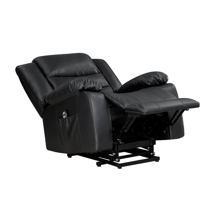 Carson Power Lift Chair in Black - 9423BLK-1LT