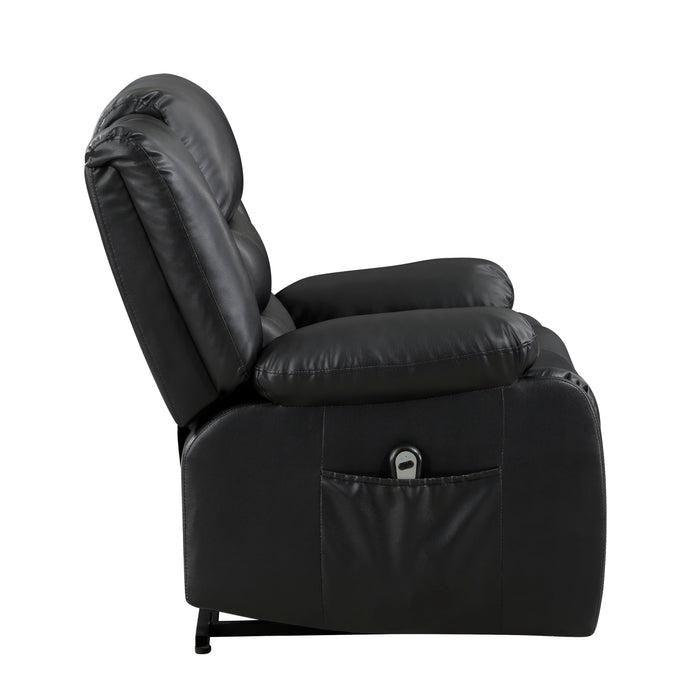 Carson Power Lift Chair in Black - 9423BLK-1LT