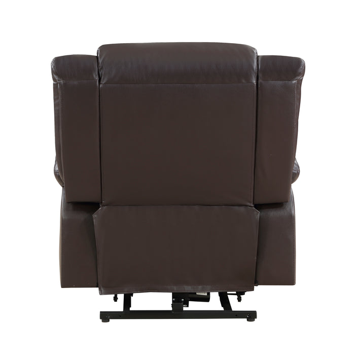 Carson Power Lift Chair in Brown - 9423DBR-1LT