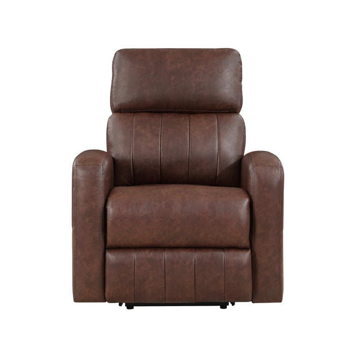 Wheaton Power Lift Chair in Brown - 9424BR-1LT