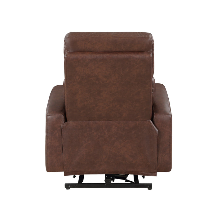 Wheaton Power Lift Chair in Brown - 9424BR-1LT