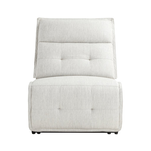 Salida (4/6)Power Reclining Armless Chair with Power Headrest in White - 9444HMP-ARPWH image