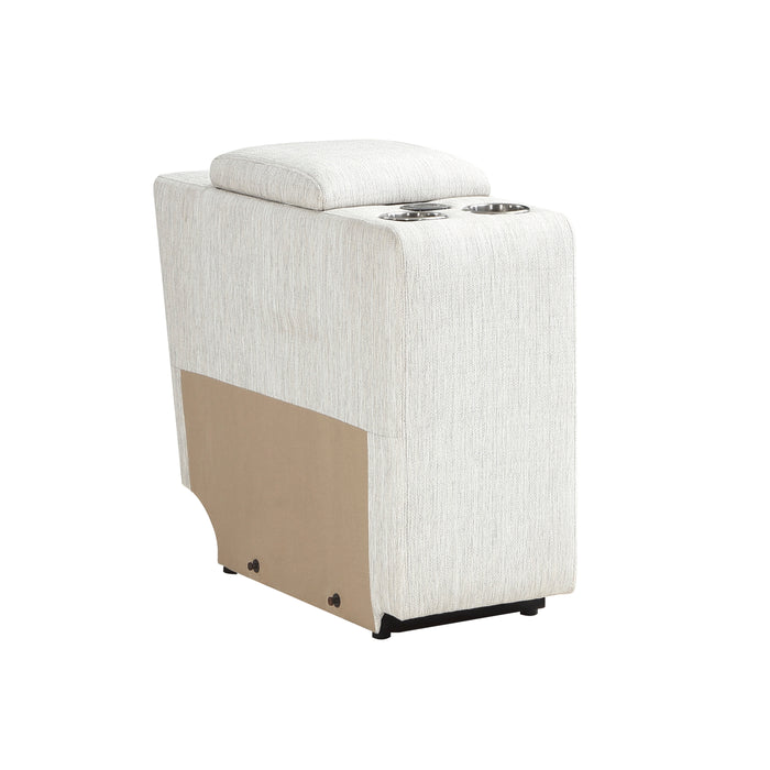 Salida (5/6)Console (no back) with Wireless Charger in White - 9444HMP-CN