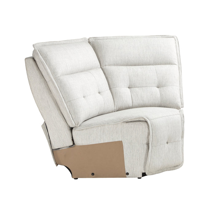 Salida (6/6)Corner Seat in White - 9444HMP-CR