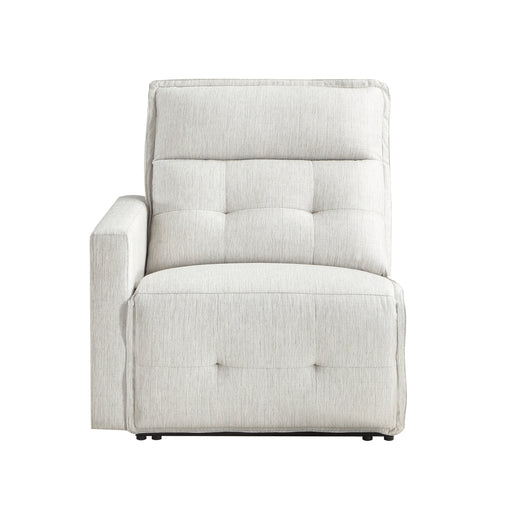 Salida (1/6)Power Left Side Reclining Chair with Power Headrest in White - 9444HMP-LRPWH image