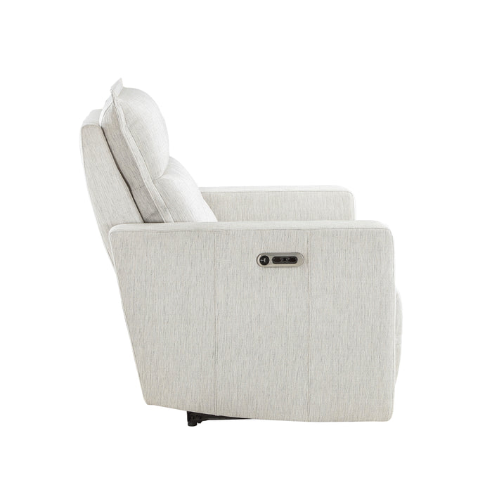 Salida Power Reclining Chair with Power Headrest in White - 9444HMP-1PWH