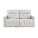 Salida (2)Power Double Reclining Loveseat with Power Headrests in White - 9444HMP-2PWH* image