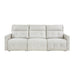 Salida (3)Power Double Reclining Sofa with Power Headrests in White - 9444HMP-3PWH* image