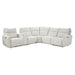 Salida 6-Piece Modular Power Reclining Sectional with Power Headrests in White - 9444HMP*6SCPWH image