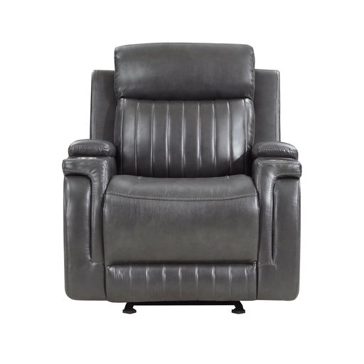 Broomfield Glider Reclining Chair in Gray - 9456DG-1 image