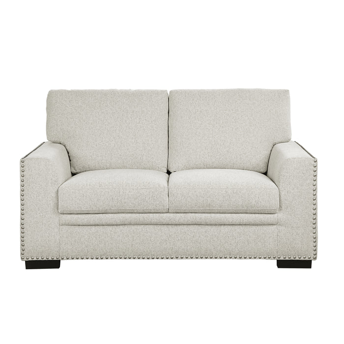 Morelia 2pc Set: Sofa, Love in Beige - 9468BE*2