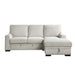 Morelia 2-Piece Sectional with Pull-out Bed and Right Chaise with Hidden Storage in Beige - 9468BE*2RC2L image