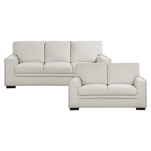 Morelia 2pc Set: Sofa, Love in Beige - 9468BE*2 image