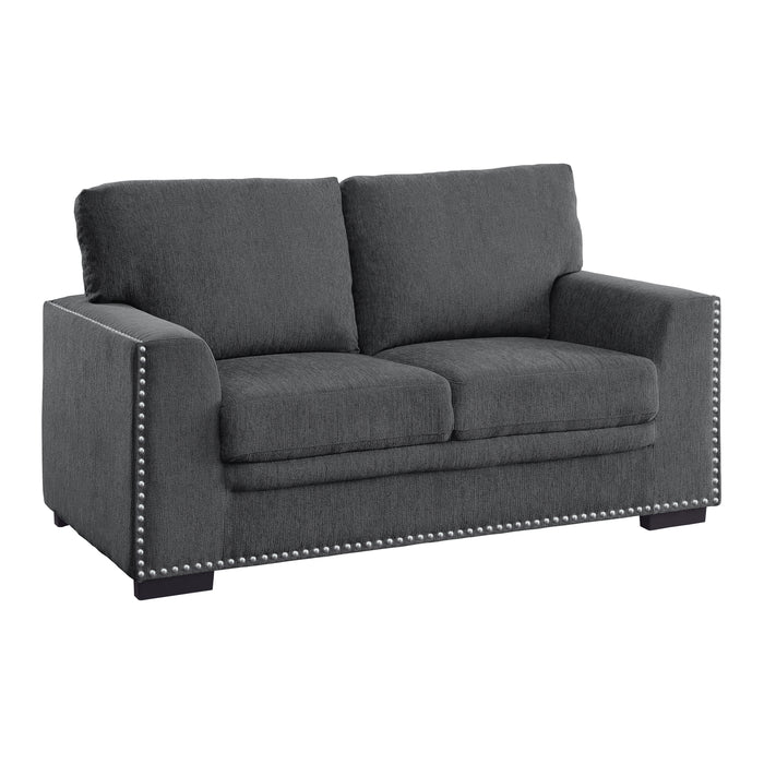 Morelia Loveseat in Gray - 9468CC-2