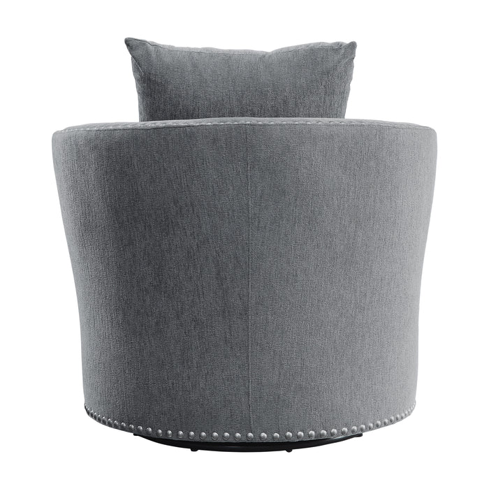 Morelia Swivel Chair in Gray - 9468DG-1