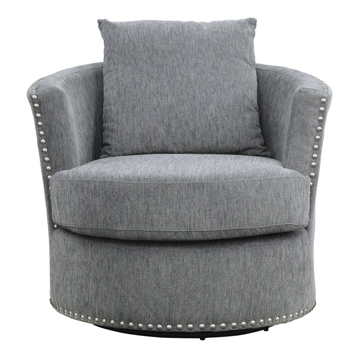 Morelia Swivel Chair in Gray - 9468DG-1 image