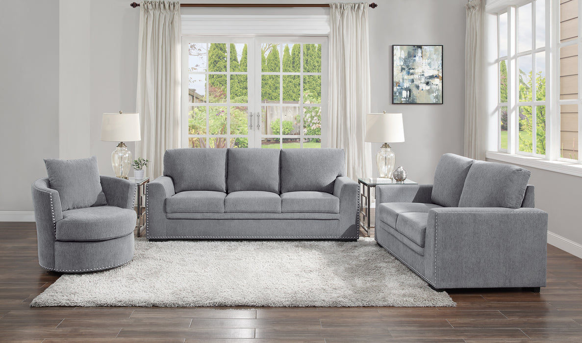 Morelia Sofa in Gray - 9468DG-3