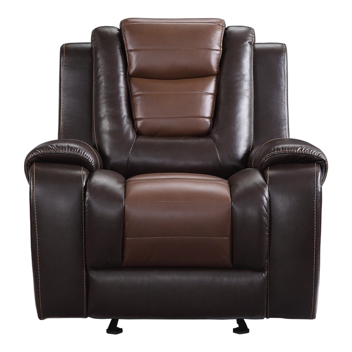 Briscoe Glider Reclining Chair in Brown - 9470BR-1 image