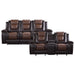 Briscoe 2pc Set: Sofa, Love in Brown - 9470BR*2 image