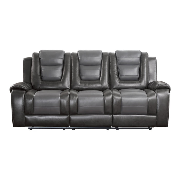 Briscoe 2pc Set: Sofa, Love in Gray - 9470GY*2