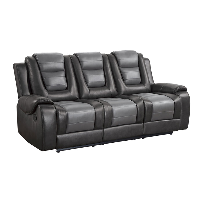 Briscoe 2pc Set: Sofa, Love in Gray - 9470GY*2