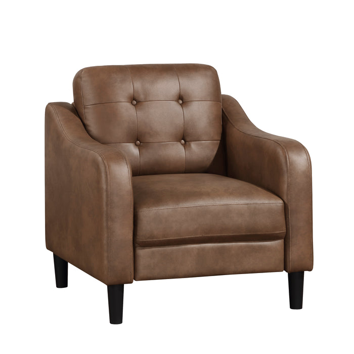 Mallory Chair in Brown - 9489BRW-1