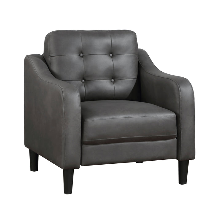 Mallory Chair in Gray - 9489GRY-1