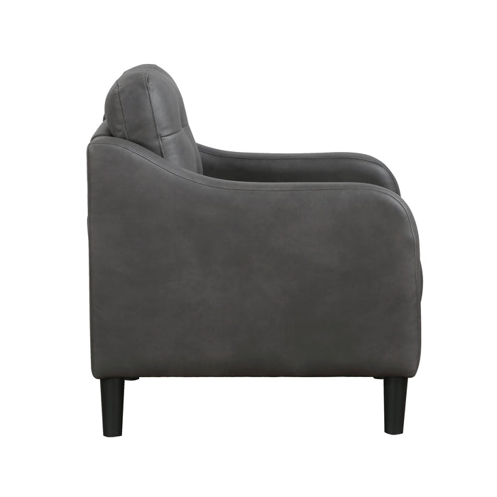 Mallory Chair in Gray - 9489GRY-1