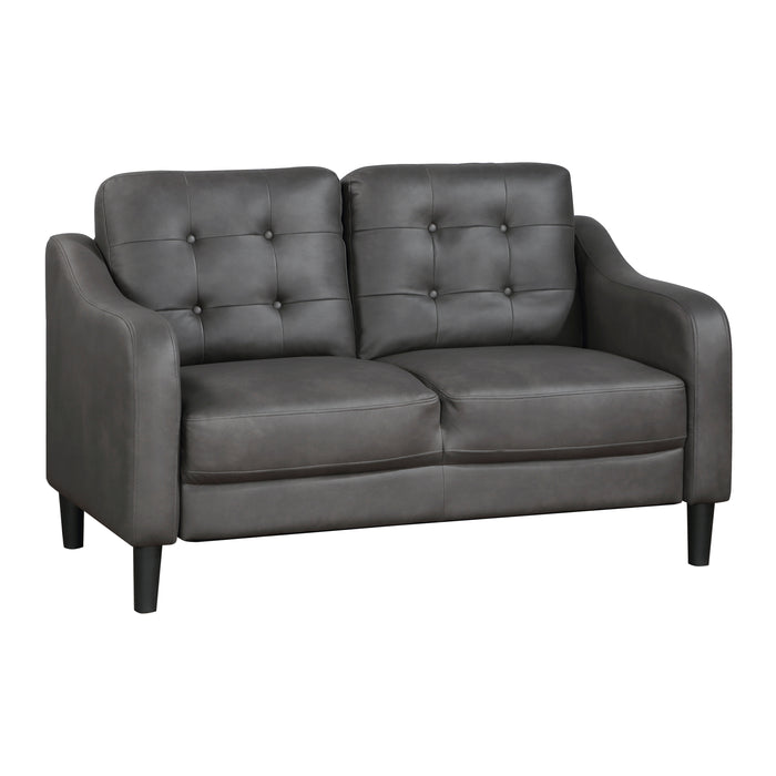 Mallory Loveseat in Gray - 9489GRY-2