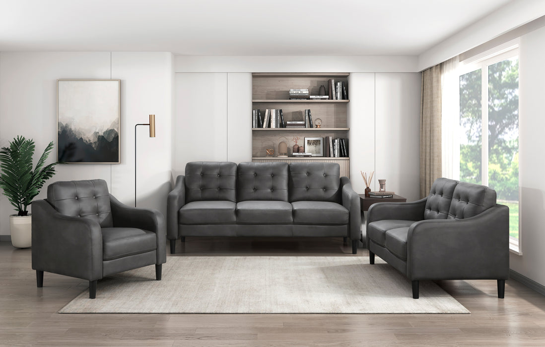 Mallory Sofa in Gray - 9489GRY-3