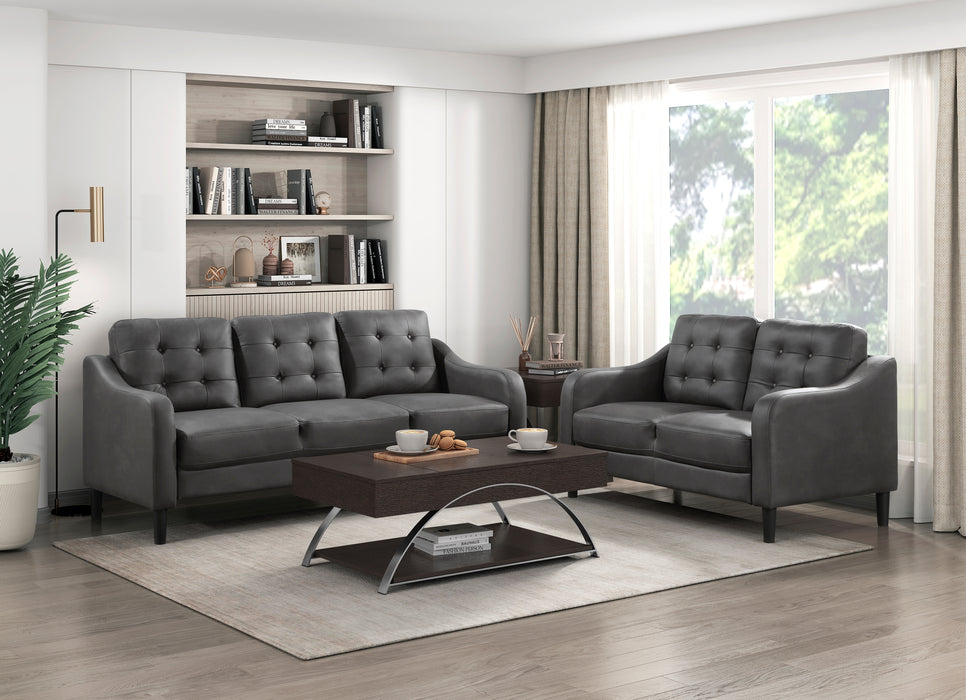 Mallory Sofa in Gray - 9489GRY-3