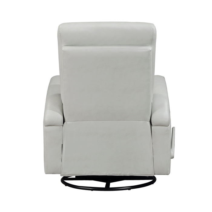 Camden Swivel Glider Reclining Chair in Gray - 9500SM-1