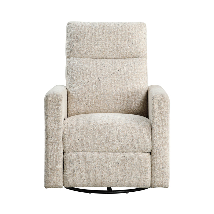 Olathe Swivel Glider Reclining Chair in Beige - 9504-1 image