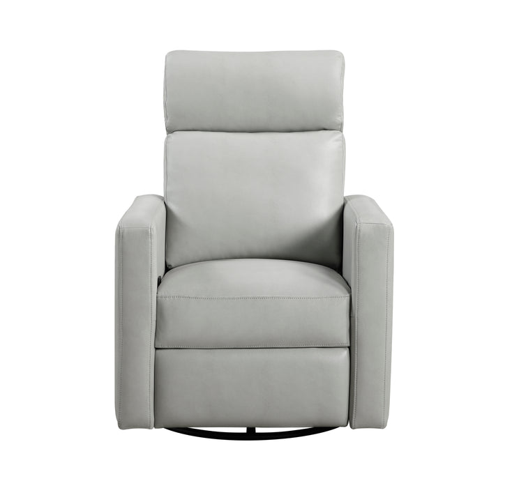 Olathe Swivel Glider Reclining Chair in Gray - 9504SM-1 image