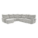 Tesoro 6-Piece Modular Reclining Sectional with Left Chaise in Gray - 9509MGY*65LRR image