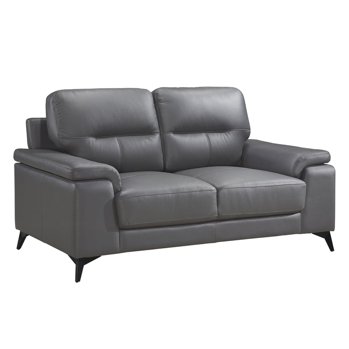 Mischa Loveseat in Gray - 9514DGY-2