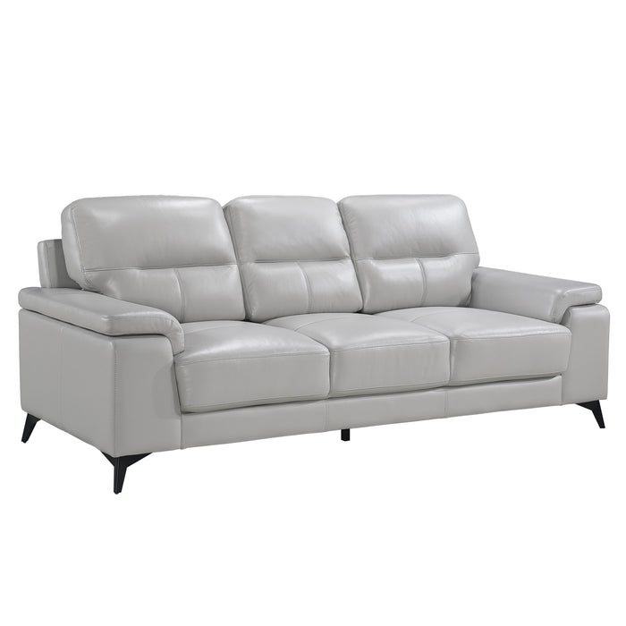 Mischa 2pc Set: Sofa, Love in Gray - 9514SVE*2