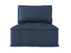 Ulrich Modular Chair with Removable Bolster in Blue - 9545BU-1 image