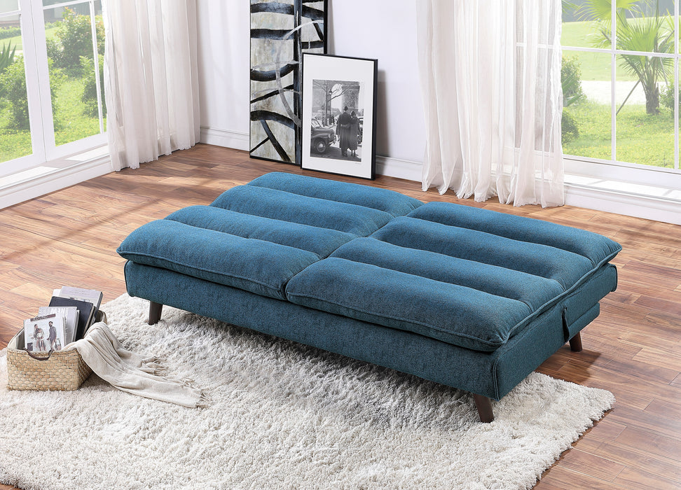 Mackay Elegant Lounger in Blue - 9560BU-3CL