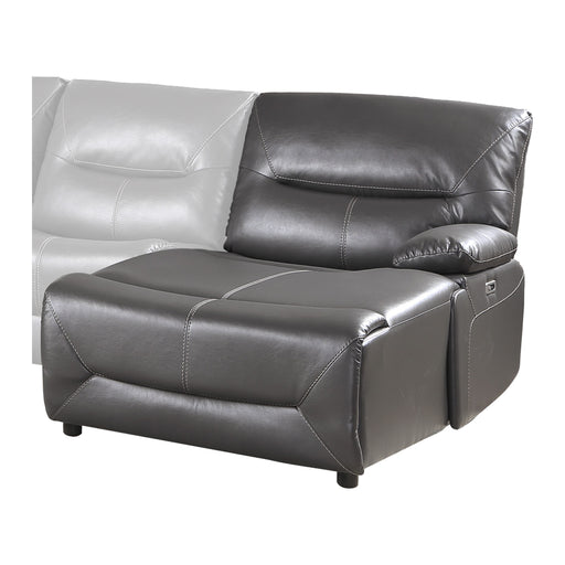 Dyersburg (6/6)Power Right Side Reclining Chaise with USB Port in Gray - 9579GRY-RCPW image