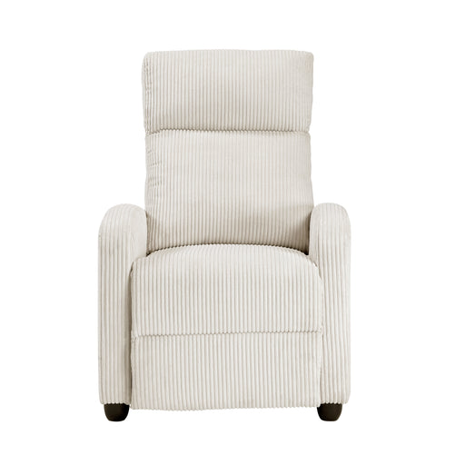 Parsons Push Back Reclining Chair in Beige - 9588BEG-1PB image