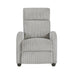 Parsons Push Back Reclining Chair in Gray - 9588GRY-1PB image