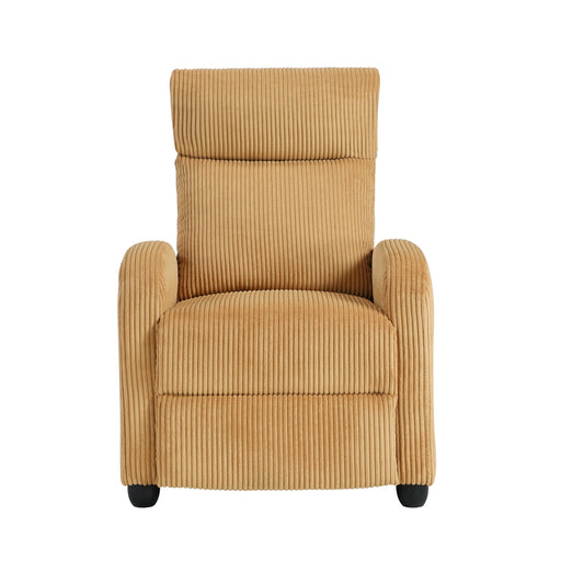 Parsons Push Back Reclining Chair in Yellow - 9588YLW-1PB image