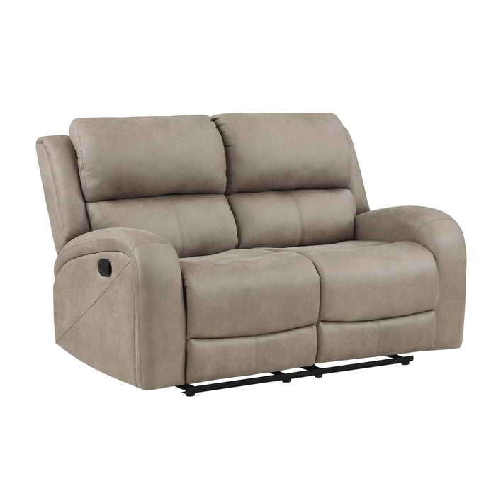 Pagosa Double Reclining Loveseat in Brown - 9601BR-2