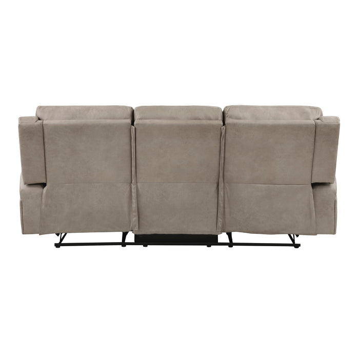 Pagosa Double Reclining Sofa in Brown - 9601BR-3