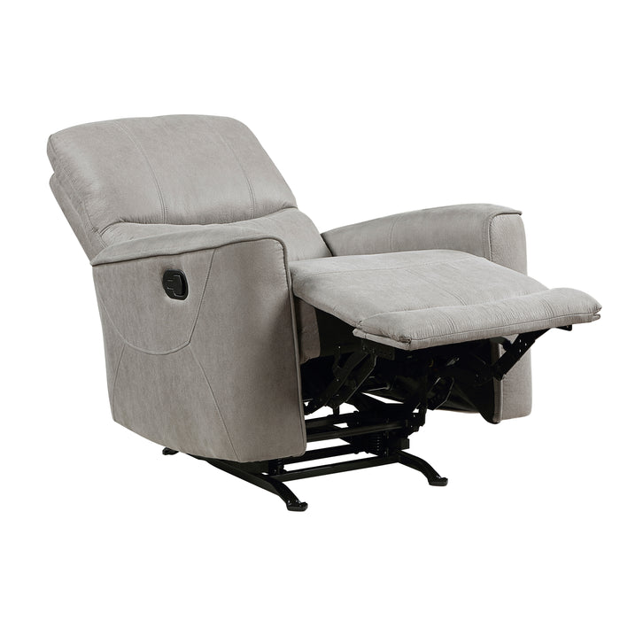 Ouray Rocker Reclining Chair in Gray - 9602GY-1